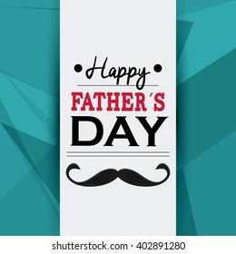 Icon of Fathers day design, vector illustration
