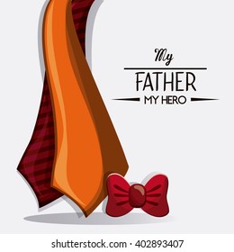 Icon of Fathers day design, vector illustration