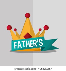 Icon of fathers day design , vector illustration