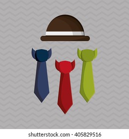 Icon of fathers day design , vector illustration