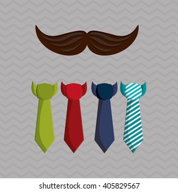 Icon of fathers day design , vector illustration
