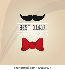 Icon of fathers day design , vector illustration