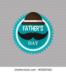 Icon of fathers day design , vector illustration