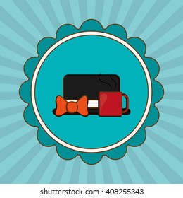 Icon of fathers day design , vector illustration