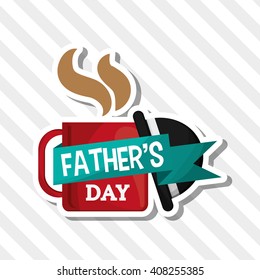 Icon of fathers day design , vector illustration