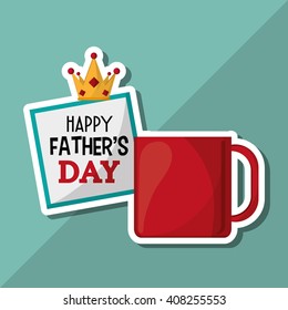Icon of fathers day design , vector illustration