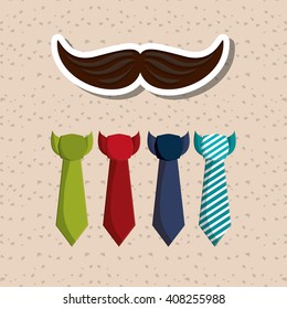 Icon of fathers day design , vector illustration