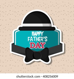 Icon of fathers day design , vector illustration
