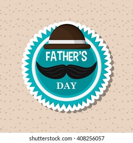 Icon of fathers day design , vector illustration