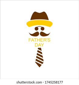 icon Father's Day. an event held every year to commemorate World Father's Day.