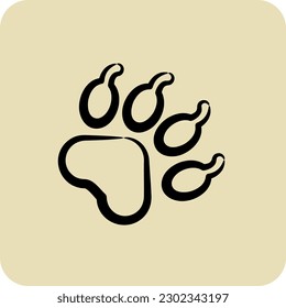 Icon Fauna. suitable for Ecology symbol. hand drawn style. simple design editable. design template