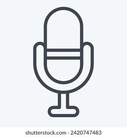 Icon Favourite. related to Podcast symbol. line style. simple design editable. simple illustration