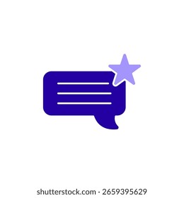 Symbol ein Feedback, einzeln auf sauberem Hintergrund.
