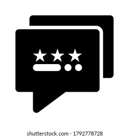 icon feedback with syle glyph 