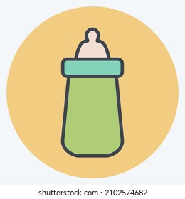Icon Feeder 2 - Color Mate Style - Simple illustration,Design template vector, Good for prints, posters, advertisements, announcements, info graphics, etc.