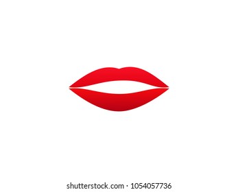 icon of female lips 