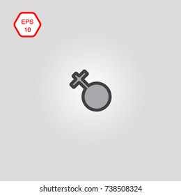 icon female sign