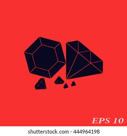 Icon for a few diamonds.