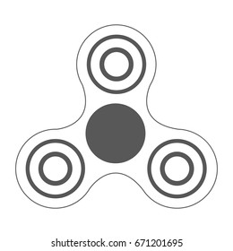 Icon fidget spinner label design elements