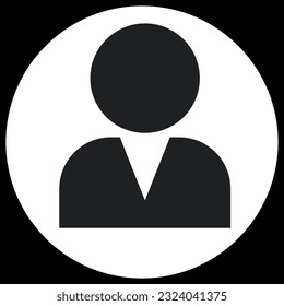 icon with the figure of a man to the waist