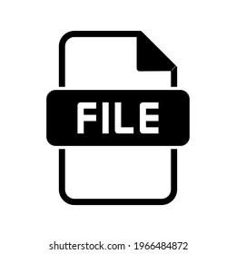 Icon File With Style Glyph