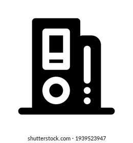 Icon File With Style Single Glyph