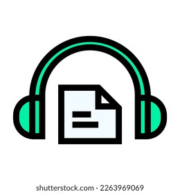 Icon fill color, E-Learning, online learning. editable file.