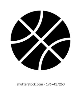 Icon fill Dribbble Dribbble basketball
