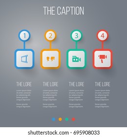 Icon Film Set Of Recording, Device, Photo Tape And Other Vector Objects. Also Includes Tape, Camcorder, Female Elements.