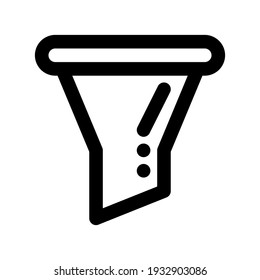 Icon Filter With Style Outline