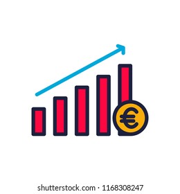 icon finance progress business analytics
