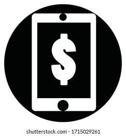 Icon of financial and accounting.Flat style
