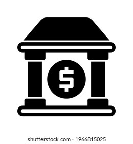 Icon Financial Security With Style Glyph