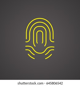 Icon fingerprint