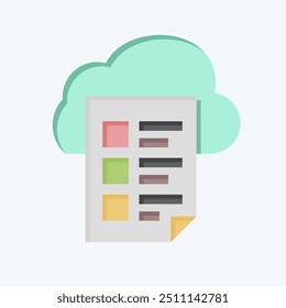 Icon Fire Access. related to Network symbol. flat style. simple illustration