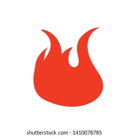 icon fire flames - Vector. sign icon