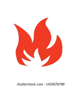 icon fire flames - Vector. sign icon