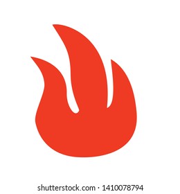 icon fire flames - Vector. sign icon