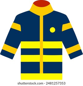 icono de la ropa del hombre de fuego
