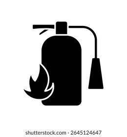 Icon a fire safety, isolated against a clean background.