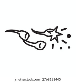 Icon for Fireworks or Independence Day - 4th of July Party Snappers Poppers or Bang Snaps
