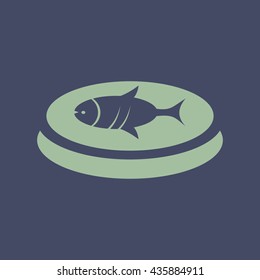 Icon of Fish. Eps-10.