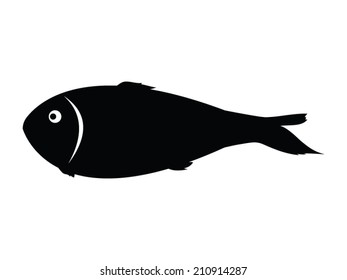 icon fish. vector