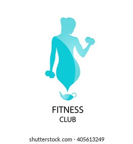 icon fitness club sport style - vector illustration