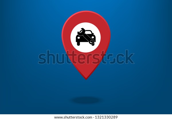 Icon fix car location\
service.