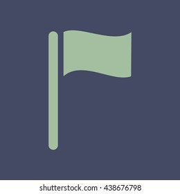 Icon of Flag. Eps-10.