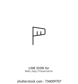 Icon flag graphic design single icon vector