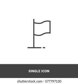 Icon flag Single Icon  Graphic Design