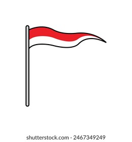 icon flag vector template illustration logo design