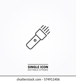 Icon flashlight Single Icon Graphic Design